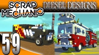 Scrap Mechanic Gameplay  EP59 Painting with Diesel Lets Play 1080p [upl. by Feune338]