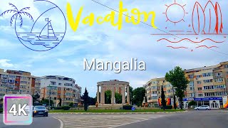 Driving in Mangalia  Vacation in Romania [upl. by Ociral589]