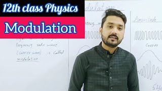 Modulation  in urduHindi  12th class physics  physics ka safar [upl. by Canty]