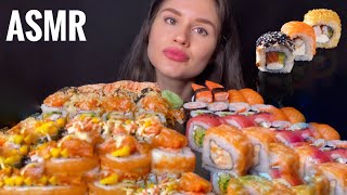 ASMR SUSHI amp SASHIMI PLATTER MUKBANG No Talking EATING SOUNDS  Zulfia ASMR [upl. by Hedvige]