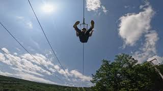 4000 Zipline at Camelback Resort [upl. by Nickles]