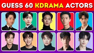 Guess These 60 KDrama Actors Ultimate Fan Challenge How Many Can You Name  Kdrama Quiz 2024 [upl. by Adhamh884]