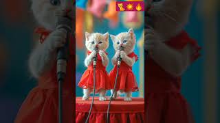 Cats are singing catshorts cute cuteanimals animalshorts kittens short shorts viralshorts [upl. by Wahkuna]