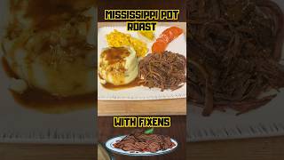 Mississippi pot roast with fixens food cooking shorts brisket [upl. by Reg372]