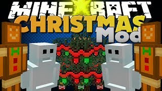 Minecraft Mod  Christmas Mod  New Items Mobs and Tools WinterCraft [upl. by Enytsirk773]