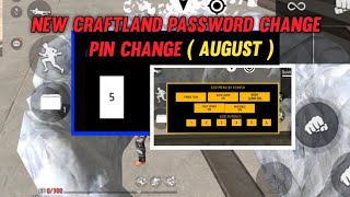 FREE FIRE craftland God mode new PIN  craftland God mode code password changefreefire ffcode [upl. by Neelyt]