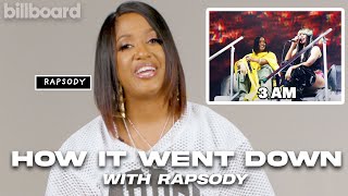 Rapsody Shares How She Made the 3 AMquot Music Video With Erykah Badu  How It Went Down  Billboard [upl. by Ciredec]