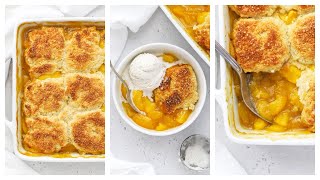 Easy GlutenFree Peach Cobbler [upl. by Moseley]