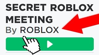 I Went To a SECRET Roblox Meeting [upl. by Nazay]