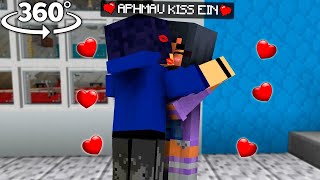 😍 APHMAU KISS EIN NEW BOYFRIEND  Minecraft 360° [upl. by Arney]