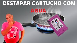 Tutorial como Destapar cartuchos HP CANON RÁPIDO FÁCIL Truco caseros y sin misterio [upl. by Petit]