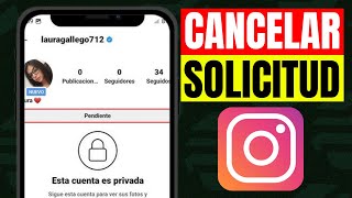 cómo cancelar solicitud de segumiento ig [upl. by Inuat]