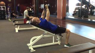 Incline Dumbbell Hex Press [upl. by Savadove]