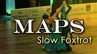 SLOW FOXTROT  Dj Ice ft Lenna  Maps orig Maroon 5 29 BPM [upl. by Marilee]