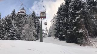 Kapell Bahn Silbertal in Skigebiet Silvretta Montafon [upl. by Carny]