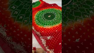 🔥Pure Jaipuri Traditional Bandhani Saree saree ytshorts shorts [upl. by Gilburt]