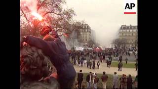 FRANCE PUBLIC WORKERS STRIKE FURTHER DEMONSTRATIONS [upl. by Erastus]