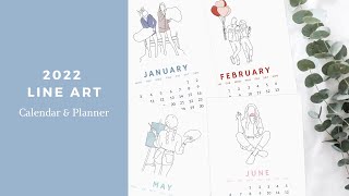 How to Make a Printable Calendar on Canva [upl. by Natsyrk]