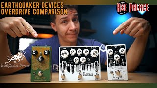 Earthquaker Devices Overdrive comparison Dunes vs Plumes vs Palisades  Modern Metal  Axe Palace [upl. by Kristos118]