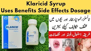 Klaricid Syrup Uses In Urdu  Klaricid Syrup Banane Ka Tarika [upl. by Airreis133]