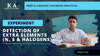 Detection of Extra Elements  Organic Chemistry Practical [upl. by Gierc]