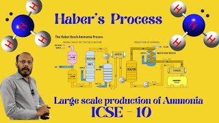 HABERS PROCESS large scale production of Ammonia [upl. by Notniw239]