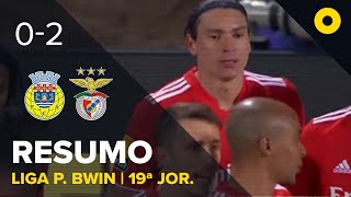 Resumo FC Arouca 02 Benfica  Liga Portugal bwin  SPORT TV [upl. by Ayikal]