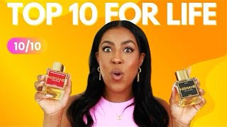 TOP 10 FOR LIFE FRAGRANCES 1010 [upl. by Celle676]