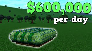 New 600Kday Bloxburg Berry Bush Farm [upl. by Barbara]