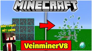 Cách Tải Addon VeinMiner Cực Hay Giúp Ích Cho Việc Sinh Tồn Cho Minecraft PE 117  118 GontXS MC [upl. by Atnim182]