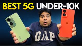 Best 5G Phone Under 10000  Segments Most Powerfull Smartphone  Moto G35 vs Vivo T3 Lite [upl. by Eenot]