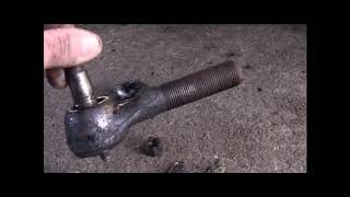 JEEP CHEROKEE PITMAN ARM TIE ROD END REPLACEMENT [upl. by Atronna]