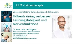 Höhentherapie IHHT verbessert Leistungsfähigkeit und Nervenfunktion [upl. by Adlare]