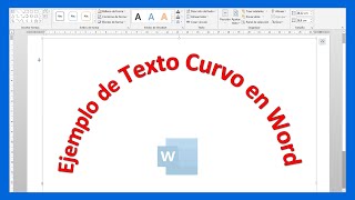 Como Arquear un texto en Word [upl. by Achorn]