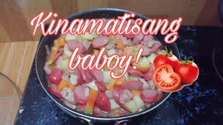 Kinamatisang baboy 🍅 sherylgojol [upl. by Nylitsirk]