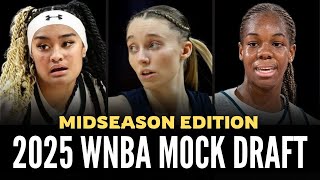 Early 2025 WNBA Mock Draft  Midseason Edition [upl. by Aerdnas]