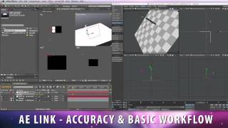 Lightwave to After Effects basic workflow and match accuracy with AE Link plugin [upl. by Ocsirf969]