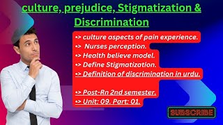 cultureprejudicestigmatization and discrimination in urdu PostRn 2nd semester unit9part1 [upl. by Doralyn481]