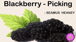 Blackberry Picking  Seamus Heaney  poem  Explained in Tamil [upl. by Nylassej564]