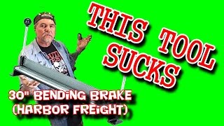 Metal Bending TOOL  Harbor Freight REVIEW  EXTREME FAILURE [upl. by Ardelia]