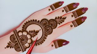 Easy Arabic Mehndi Design Tricks 2024  Back Hand Mehandi Design  Stylish Mehandi Design  Mehndi [upl. by Poppas573]