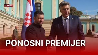 Plenković u posjeti Zelenskom Pomogli smo Ukrajini sa 200 milijuna eura  RTL Danas [upl. by Amr]