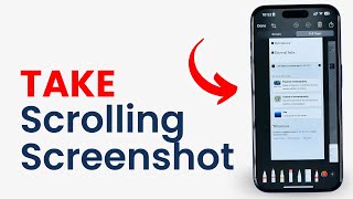 How to Take a Scrolling Screenshot on iPhone [upl. by Ahter]