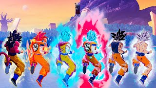 Dragon Ball Z Kakarot  All Goku Transformations amp Ultra Instinct 4K 60fps [upl. by Nixon]