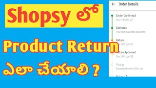 How to return products in shopsy  How to return Flipkart product  how to return shopsy product [upl. by Linell]