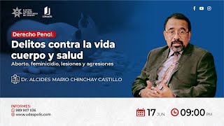 Delitos Contra la Vida Cuerpo y Salud  Alcides Mario Chinchay Castillo [upl. by Lavotsirc]