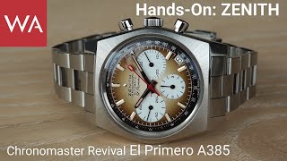 HandsOn ZENITH Chronomaster Revival A385 Reverse engineering at its best [upl. by Nanice]