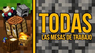 Todas las mesas de trabajo  MINECRAFT  Pixel Brix [upl. by Davies155]