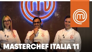 Intervista a Francesco Aquila Irene Volpe e Antonio Colasanto  MasterChef Italia 11 [upl. by Elleivad736]