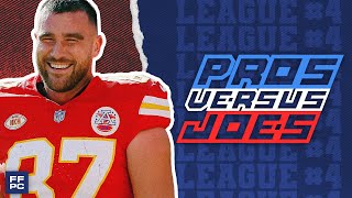 2024 Fantasy Football Draft  FFPC Pros vs Joes 4  JJ Zachariason Jeff Mans Dan Williamson [upl. by Otrebile]